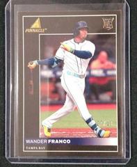 Wander Franco [Gold] Baseball Cards 2022 Panini Chronicles Pinnacle Prices
