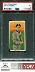 Zack Wheat #NNO Baseball Cards 1909 T206 Polar Bear Prices