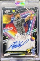 Starling Marte [Black Eclipse] #CCA-SM Baseball Cards 2023 Topps Cosmic Chrome Autographs Prices