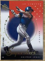 Chipper Jones [SP Limited] #93 Baseball Cards 2000 SP Authentic Prices