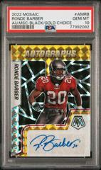 Ronde Barber [Choice Black Gold] #AM-RB Football Cards 2022 Panini Mosaic Autographs Prices