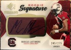 Marcus Lattimore [Autograph SP Rookies] #108 Football Cards 2013 SP Authentic Prices