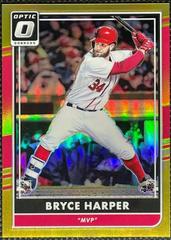 Bryce Harper [MVP Gold] Baseball Cards 2016 Panini Donruss Optic Prices