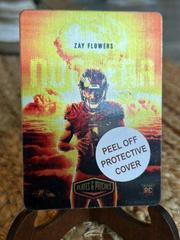 Zay Flowers #NC-11 Football Cards 2023 Panini Plates and Patches Nuclear Prices