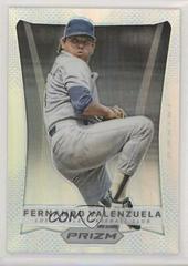 Fernando Valenzuela [Green Prizm] Baseball Cards 2012 Panini Prizm Prices