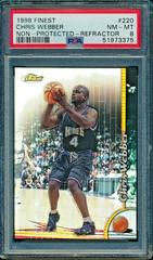Chris Webber [Non Protected Refractor] Basketball Cards 1998 Finest Prices