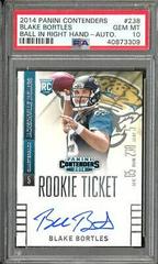 Blake Bortles [Ball in Right Hand Autograph] #238 Football Cards 2014 Panini Contenders Prices