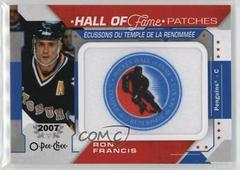 Ron Francis #HOF-3 Hockey Cards 2023 O-Pee-Chee Hall of Fame Logo Patch Prices