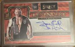 Stone Cold Steve Austin [Red Wave Prizm] #LS-SCA Wrestling Cards 2022 Panini Select WWE Legendary Signatures Prices