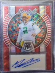 Mason Crosby [Red Wave] #S21 Football Cards 2023 Panini Mosaic Scripts Autographs Prices