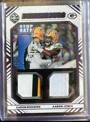 Aaron Rodgers, Aaron Jones [Amethyst] Football Cards 2022 Panini Limited Dynamic Duos Prices