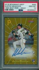 Austin Meadows [Gold] #AM Baseball Cards 2018 Bowman's Best 1998 Performers Prices