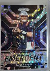 Bailey Zappe [No Huddle] #E-4 Football Cards 2022 Panini Prizm Emergent Prices