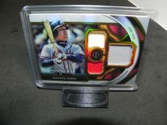 Chipper Jones [Gold] Baseball Cards 2023 Topps Tribute Triple Relics Prices