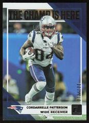 Cordarrelle Patterson [Holo] Football Cards 2019 Donruss The Champ is Here Prices