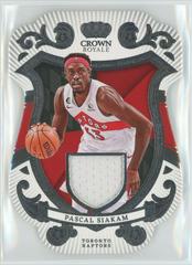 Pascal Siakam #6 Basketball Cards 2023 Panini Crown Royale Coat of Arms Prices