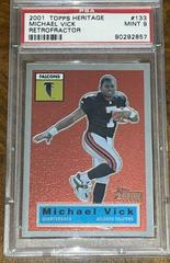 Michael Vick [Retrofractor] #133 Football Cards 2001 Topps Heritage Prices