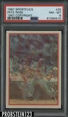 Pete Rose [1987 Copyright] #25 Baseball Cards 1987 Sportflics Prices