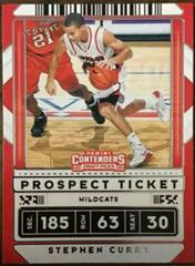 Stephen Curry Basketball Cards 2020 Panini Contenders Draft Picks Prices