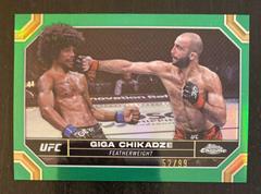 Giga Chikadze [Green Refractor] #69 Ufc Cards 2024 Topps Chrome UFC Prices