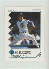Greg Maddux Baseball Cards 1992 Panini Stickers Prices
