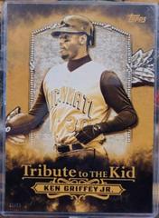 Ken Griffey Jr. [5x7 Gold] #KID-23 Baseball Cards 2016 Topps Tribute to the Kid Prices