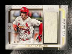 Nolan Arenado #DJR-NA Baseball Cards 2023 Topps Definitive Jumbo Relic Collection Prices
