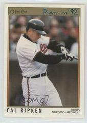 Cal Ripken Jr. Baseball Cards 1992 O Pee Chee Premier Prices