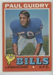 Paul Guidry #138 Football Cards 1971 Topps Prices