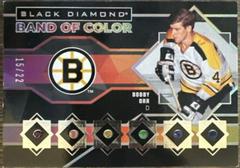 Bobby Orr Hockey Cards 2022 Upper Deck Black Diamond Band of Color Prices