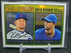 Carl Edwards Jr., Kyle Schwarber [Chrome Refractor] #161 Baseball Cards 2016 Topps Heritage Prices