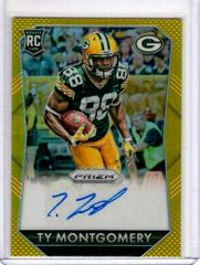 Ty Montgomery [Gold Prizm] #RS-TY Football Cards 2015 Panini Prizm Rookie Signatures Prices