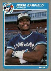 Jesse Barfield #99 Baseball Cards 1985 Fleer Prices