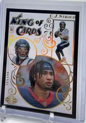 C.J. Stroud [Black] #17 Football Cards 2023 Panini Illusions King of Cards Prices
