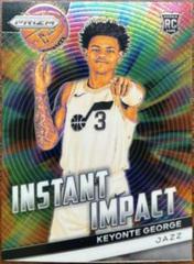 Keyonte George #11 Basketball Cards 2023 Panini Prizm Instant Impact Prices