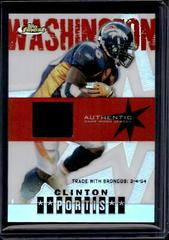 Clinton Portis [Jersey Refractor] Football Cards 2004 Topps Finest Prices