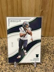C.J. Stroud [Emerald] #13 Football Cards 2023 Panini Immaculate Prices