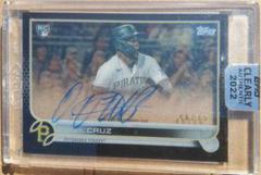Oneil Cruz [Black] #CAA-OC Baseball Cards 2022 Topps Clearly Authentic Autographs Prices