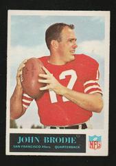 John Brodie Football Cards 1965 Philadelphia Prices