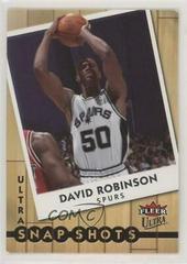 David Robinson Basketball Cards 2007 Ultra Snap Shots Prices