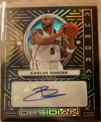 Carlos Boozer #AUR-CBZ Basketball Cards 2021 Panini Obsidian Aurora Autographs Prices