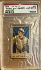 Christy Mathewson [Hand Cut] #72 Baseball Cards 1919 W514 Prices