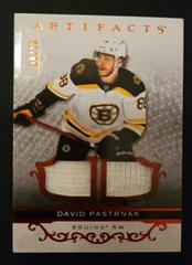 David Pastrnak [Material Orange] Hockey Cards 2021 Upper Deck Artifacts Prices