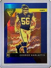 George Karlaftis [Blue] #FX-17 Football Cards 2022 Panini Chronicles Flux Rookies Prices