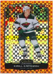 Kirill Kaprizov [Orange Checkers] #3 Hockey Cards 2022 O-Pee-Chee Platinum Prices