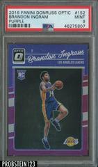 Brandon Ingram [Purple] Basketball Cards 2016 Panini Donruss Optic Prices