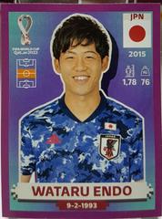 Wataru Endo #JPN10 Soccer Cards 2022 Panini World Cup Qatar Stickers Prices