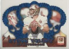Steve Young [Blue] Football Cards 1996 Pacific Crown Royale Prices
