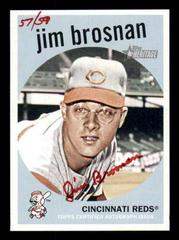 Jim Brosnan [Red Ink] Baseball Cards 2008 Topps Heritage Real One Autographs Prices