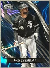 Luis Robert Jr. [Blue Refractor] #29 Baseball Cards 2024 Topps Chrome Black Prices